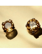 Boucles Citrine Or 18 carats