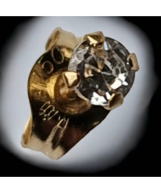 Boucles Diamant Or 18 carats