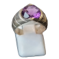 Bague améthyste argent 925 taille 55