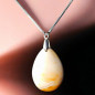 Pendentif Jaspe Mokaïte sur chaîne réglable