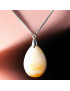 Pendentif Jaspe Mokaïte sur chaîne réglable