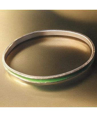 Bracelet Acier émaillé vert...