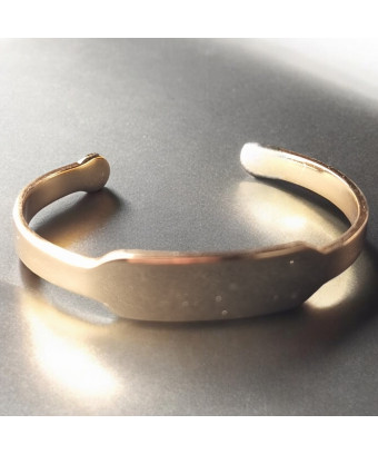 Bracelet Acier Plaqué or