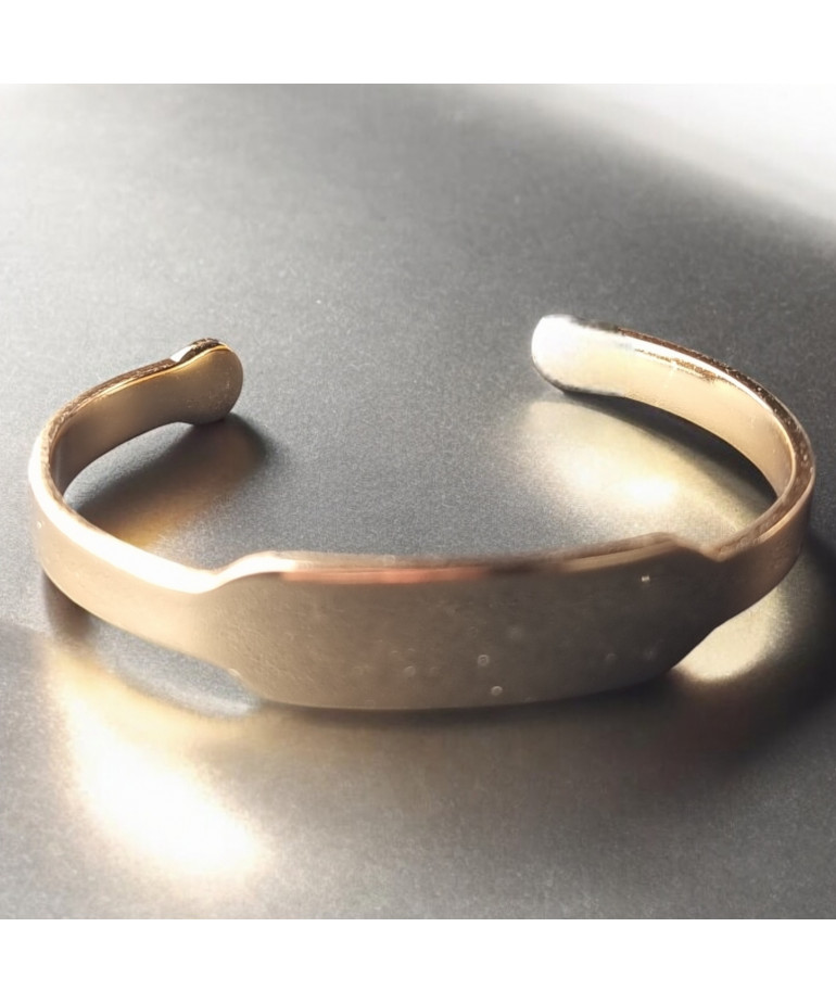 Bracelet Acier Plaqué or