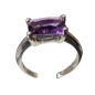 Bague améthyste argent 925 taille 57