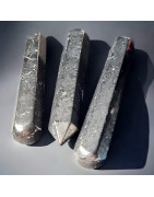 Bâton de massage et de compression des points d'acupuncture Shungite