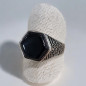 Bague Onyx Argent 925 Taille 67