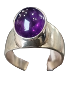 Bague améthyste argent 925