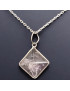 Pendentif Améthyste Pyramide Argent 925 avec chaîne