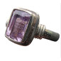 Bague améthyste argent 925 taille 52