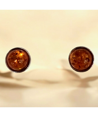 Boucles Ambre Cognac...