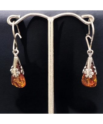 Boucles Ambre Cognac...