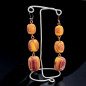 Boucles Bakélite cuivre