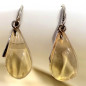 Boucles Ambre Gouttes Argent 925