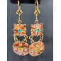 Boucles Swarovski émaillées Fantaisie