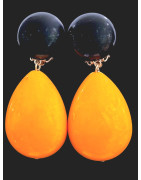Boucles Bakélite Fantaisie à clips