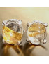 Boucles Quartz Rutile Cheveux d'ange Argent 925