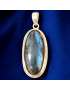 Pendentif Labradorite Ovale Argent 925