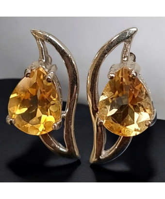 Boucles Citrine Gouttes...