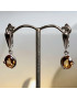 Boucles Citrine Ovales facettées Argent 925 (s)