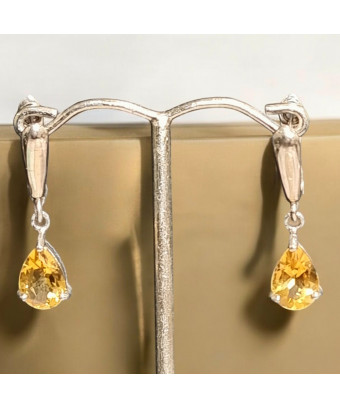 Boucles Citrine Gouttes...