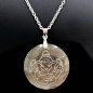 Pendentif Obsidienne dorée Ganesh sur cordon réglable (s)