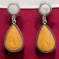Boucles Jaspe Mokaïte et Howlite (s)