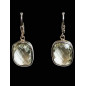 Boucles Citrine Citron facettées Argent 925 (s)