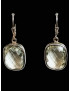 Boucles Citrine Citron facettées Argent 925 (s)