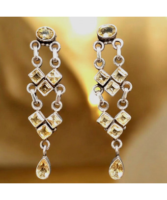 Boucles Citrine Pendants...