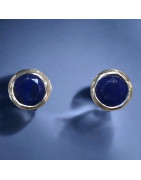 Boucles Lapis-lazuli Argent 925