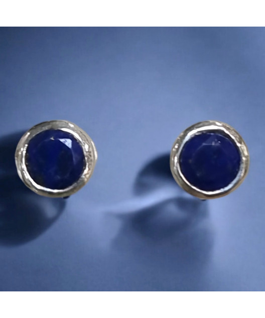 Boucles Lapis-lazuli Argent 925