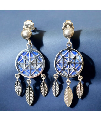 Boucles Lapis-lazuli...