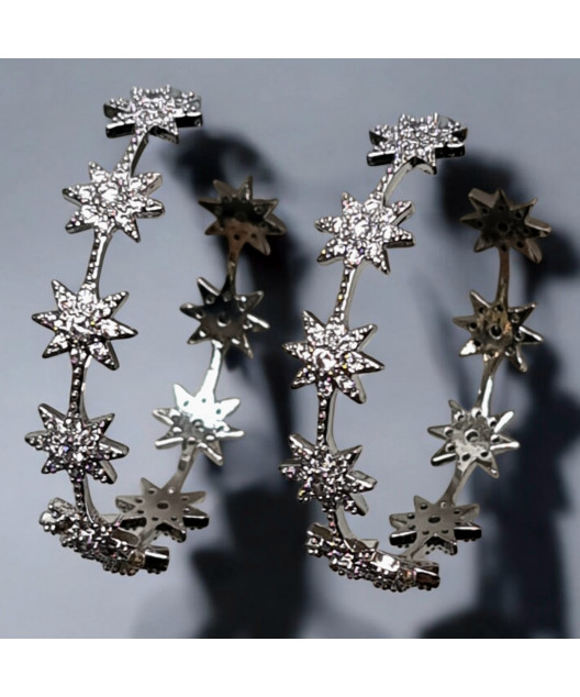 Boucles Swarovski Soleils (s)