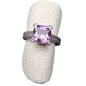 Bague améthyste argent 925 taille 55