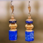 Boucles Lapis-lazuli Plaquées or (s)