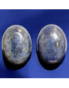 Boucles Lapis-lazuli cabochons à clips (s)