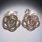 Boucles Fleur Acier inox (s)