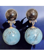 Boucles Bakélite Boules à clips (s)