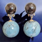 Boucles Bakélite Boules à clips (s)