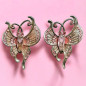 Boucles Swarovski Papillons à Clips (s)