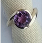 Bague améthyste argent 925 taille 50