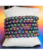 Bracelet Bismuth Pierres Ronde (s)