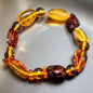 Bracelet Ambre Jaune et Cognac (s)