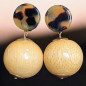 Boucles Bakélite Boules "Créateur" à Clips (s)