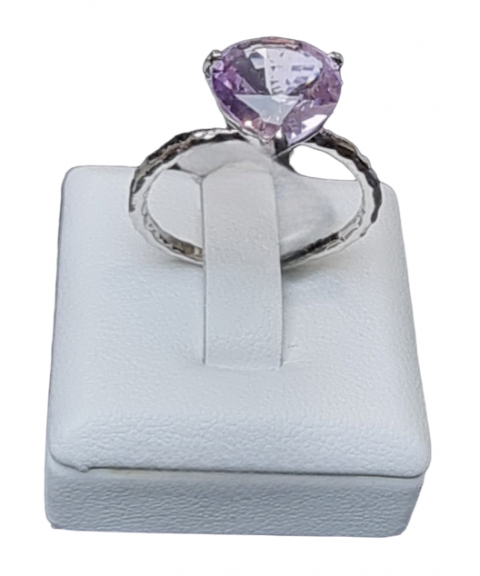 Bague améthyste argent 925 taille 56