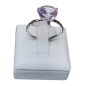 Bague améthyste argent 925 taille 56