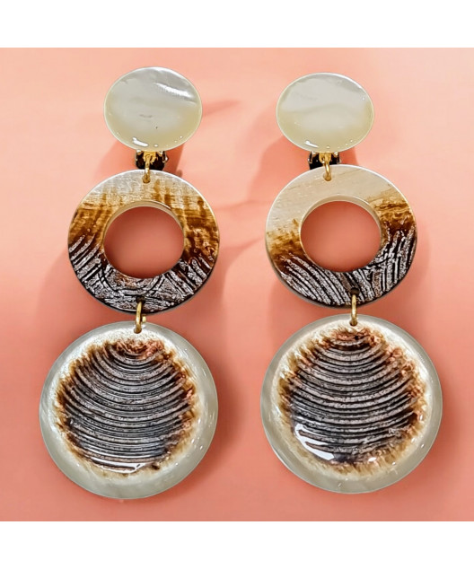 Boucles Bakélite "Créateur" à clips (s)