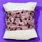 Bracelet Fluorite mauve Pierres rondes 4mm (s)