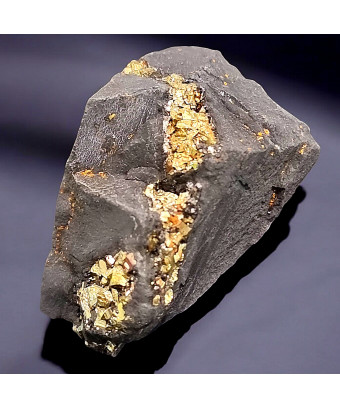 Pierre Brute Pyrite Ardoise 74g (s)